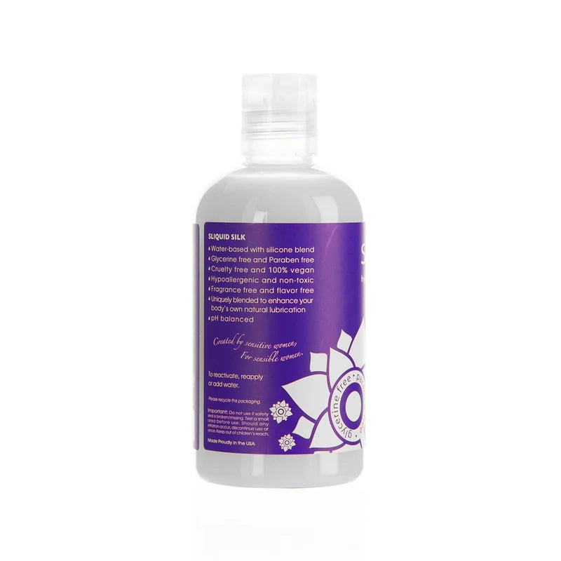 Sliquid® Silk – Hybrid Intimate Lubricant – 8.5 oz / 255 ml