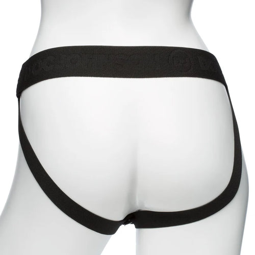 Doc Johnson Body Extensions – Be Aroused 2 Piece Strap-On Set with Vibrating Harness
