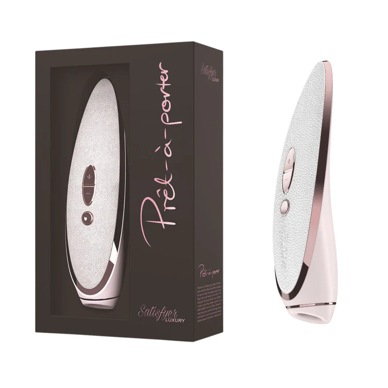 Satisfyer Prêt-à-porter – Clitoral Air Pulse Vibrator – White & Rose-Gold