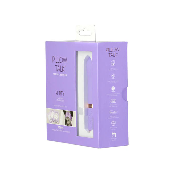 Pillow Talk - Special Edition Flirty - Luxurious Mini Massager - Rechargeable - Purple