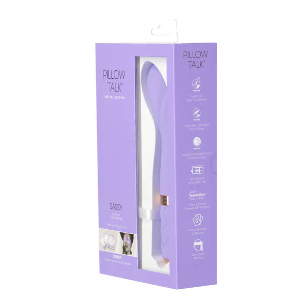 Pillow Talk - Special Edition Sassy - Luxurious G-Spot Massager - Rechargeable - Purple