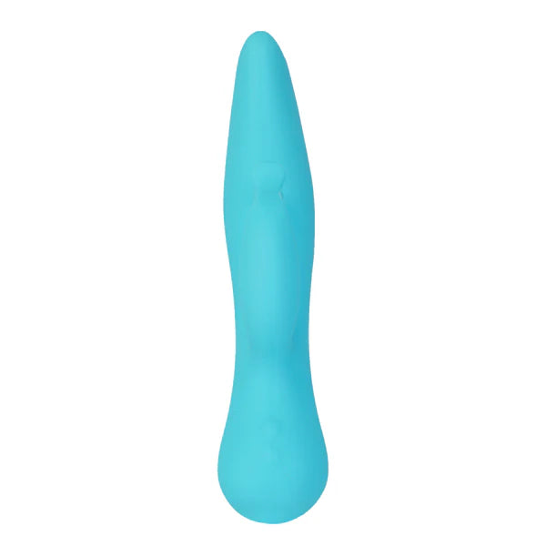 The Kissing Swan® Dual Action Vibrator - Blue