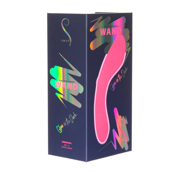Swan® - The Mini Swan® Wand - Glow in the Dark - Pink
