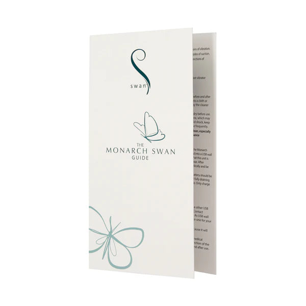 The Monarch Swan®- Transform With A Twist Vibrator & Stimulator - Teal