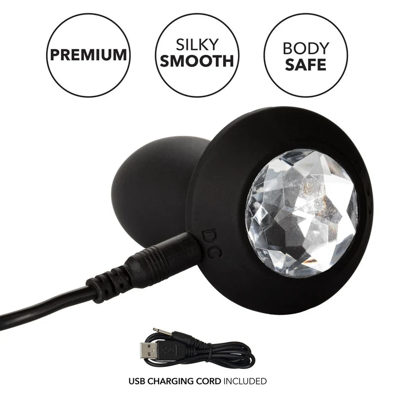 CalExotics® Power Gem Vibrating Crystal Probe – Black