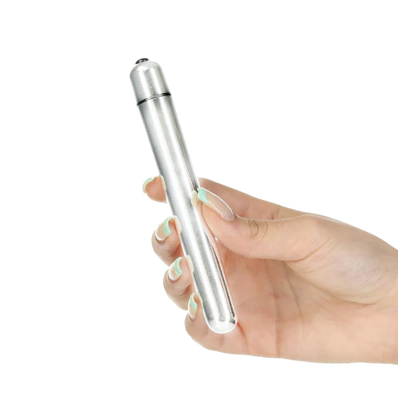 Executive PowerBullet Vibrator - 5" - Silver 