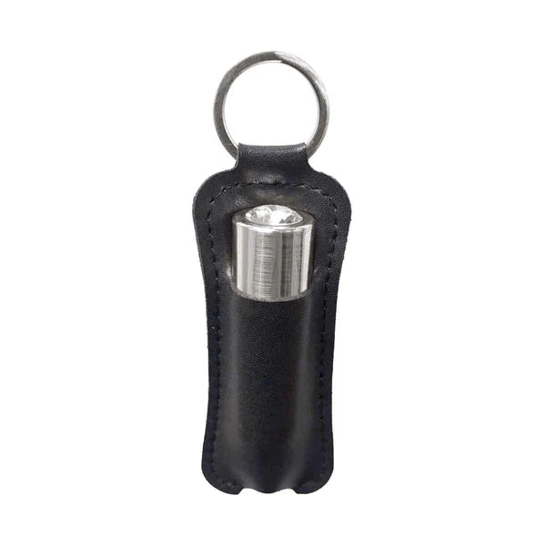 First-Class Bullet - 2.5" Bullet Vibrator with Key Chain Pouch - Silver