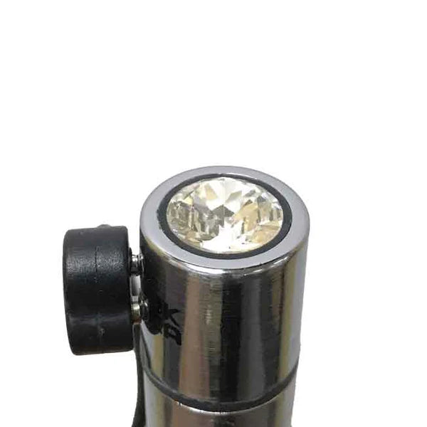 First-Class Bullet - 2.5" Bullet Vibrator with Key Chain Pouch - Silver