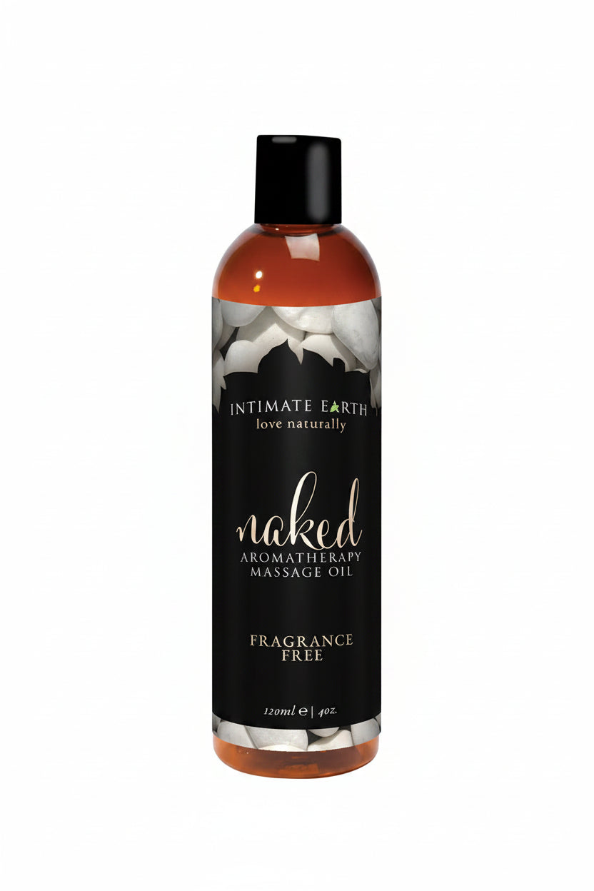 Intimate Earth Aromatherapy Massage Oil - Unscented - 120ml/4oz