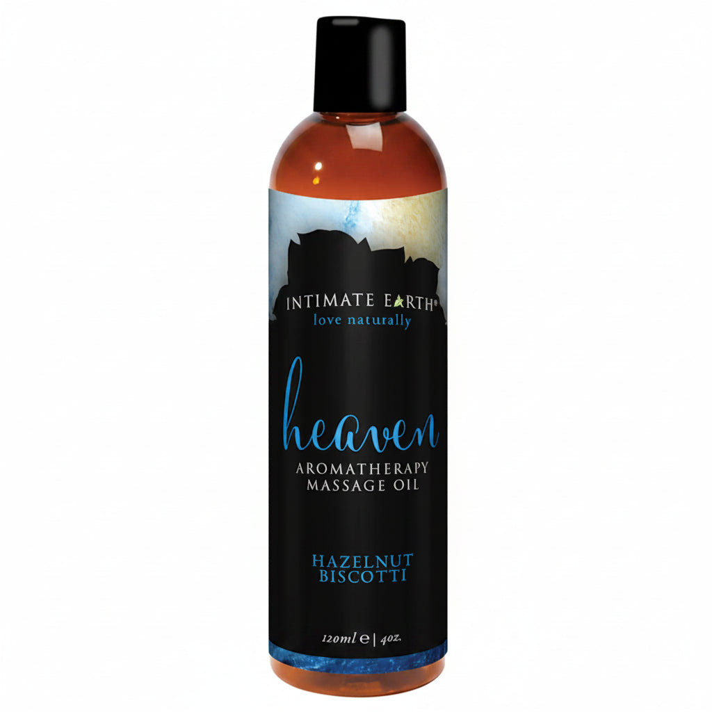 Intimate Earth Heaven Aromatherapy Massage Oil - Hazelnut Biscotti - 120ml/4oz