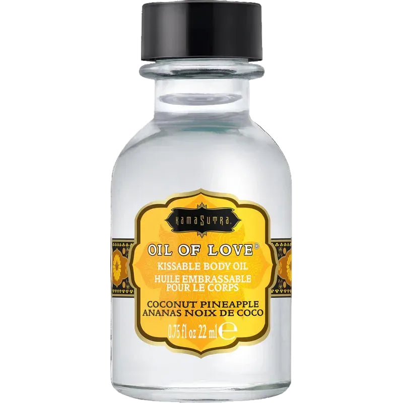 Kama Sutra Oil of Love - Kissable Body Oil - Coconut Pineapple - 22 ml / 0.75oz