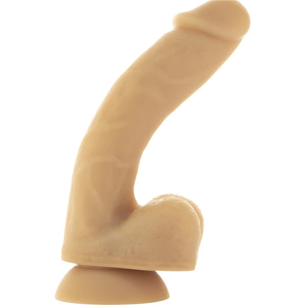 Addiction Bendable 8" Dong - Andrew - Caramel with PowerBullet