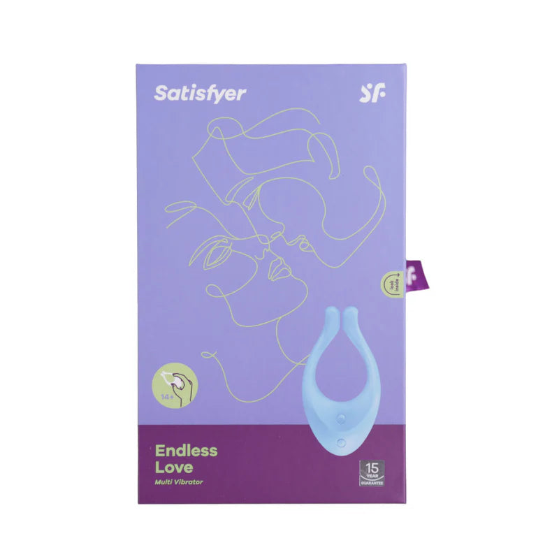 Satisfyer Endless Joy - Couples Multi Vibrator - Blue