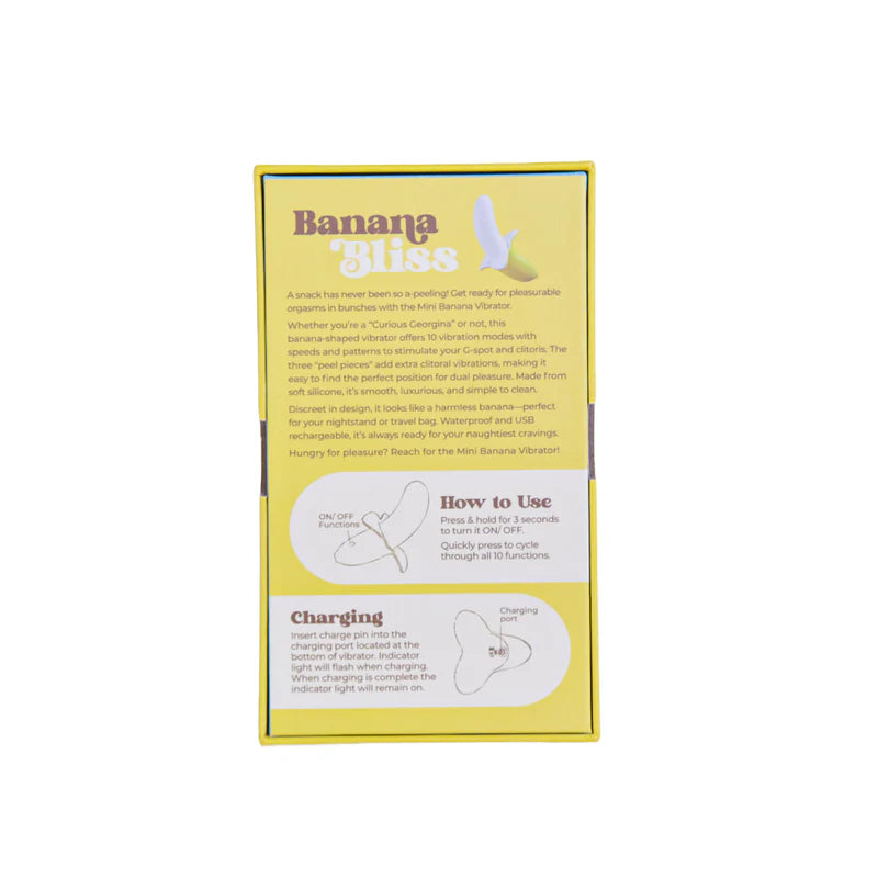Banana Bliss Mini Silicone Banana Vibrator