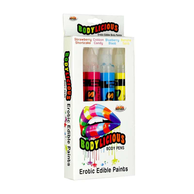 Hott Products - Bodylicious Erotic Edible Paint Body Pens – 4 Pack
