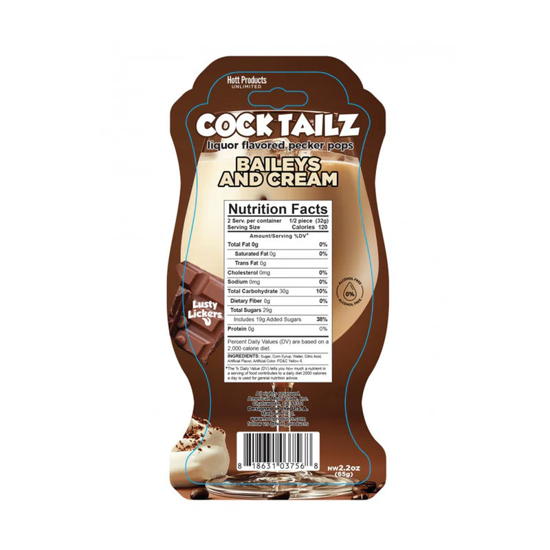 Cocktailz Bailey’s & Cream Pecker Pop