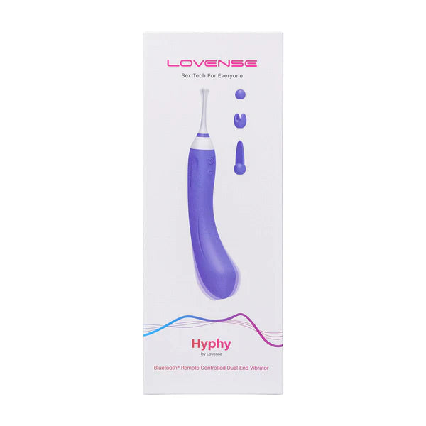 Lovense – Hyphy – Bluetooth Remote-Controlled Dual-End Vibrator