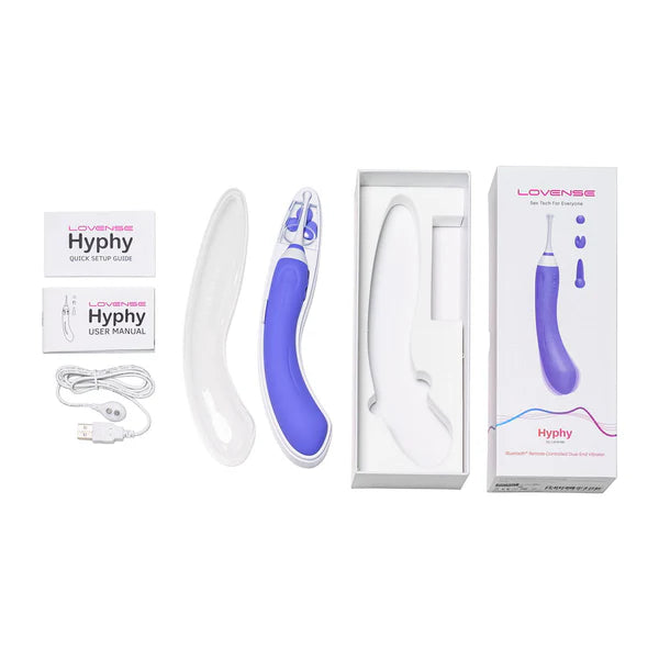 Lovense – Hyphy – Bluetooth Remote-Controlled Dual-End Vibrator