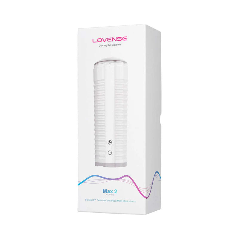 Lovense Max 2 – Bluetooth Male Masturbator – White