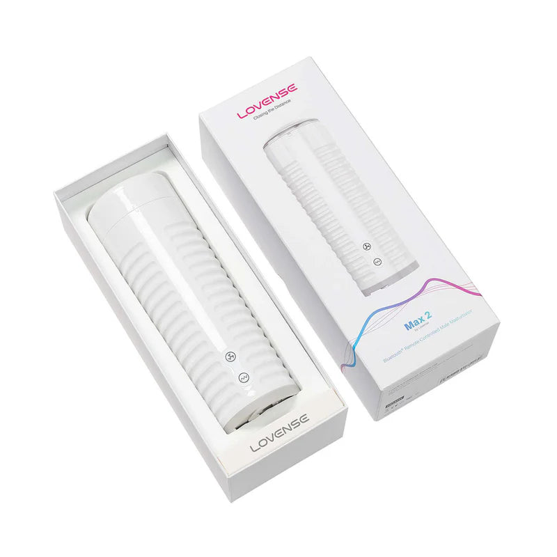 Lovense Max 2 – Bluetooth Male Masturbator – White