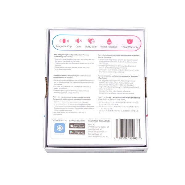 Lovense Ferri – Bluetooth Remote-Controlled Panty Vibrator – Pink