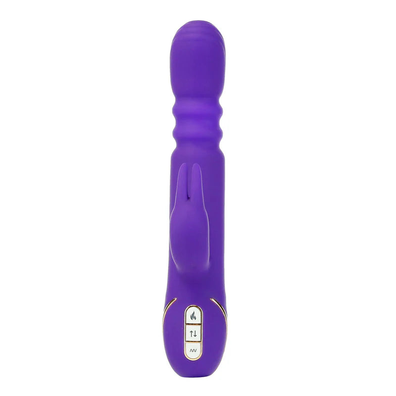 Vibe Couture® - Rabbit Ablaze Rechargeable Thrusting Vibrator – Purple