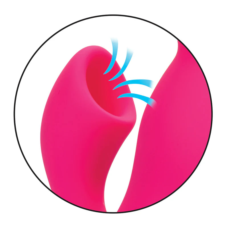 CalExotics® - California Dreaming Oceanside Orgasm Dual Vibrator – Fuschia