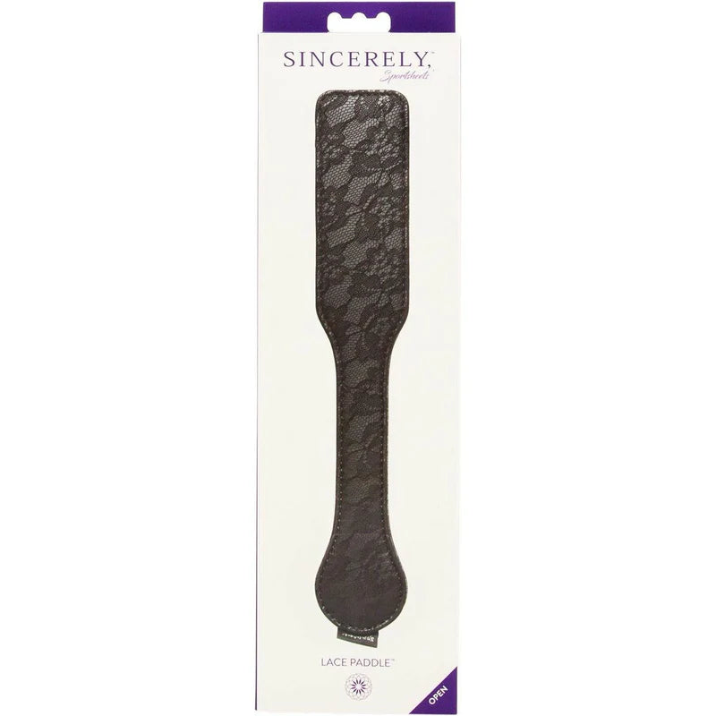 Sportsheets Sincerely - Lace Paddle - Black