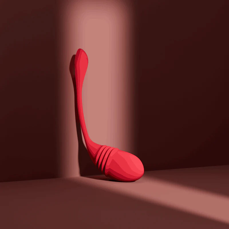 Lovense Vulse Thrusting Vibrating Egg - Red