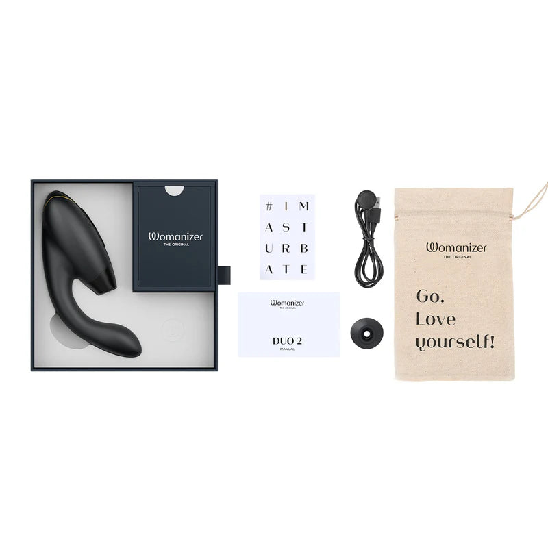 Womanizer - DUO 2 - Dual Stimulator - Black