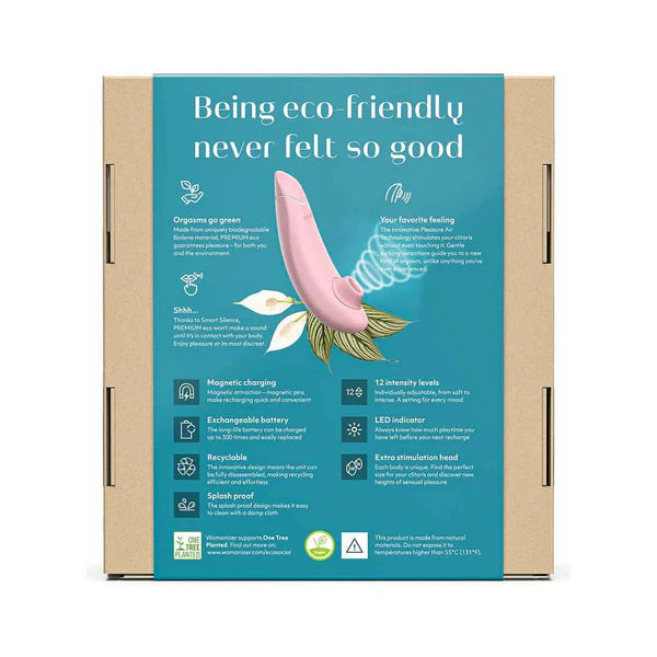 Womanizer - Premium Eco - Eco-Friendly Clitoral Stimulator - Pink