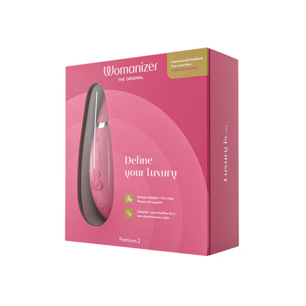 Womanizer Premium 2 – Clitoral Stimulator – Raspberry