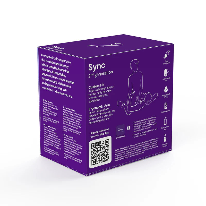We-Vibe® - Sync Wearable Couples’ Vibrator 2nd Generation - Purple