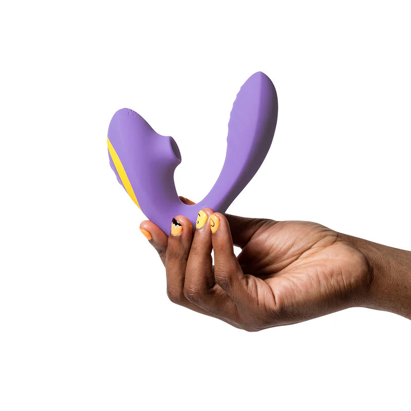 ROMP - Reverb - Double Trouble - Clitoral And G-Spot Stimulator – Purple