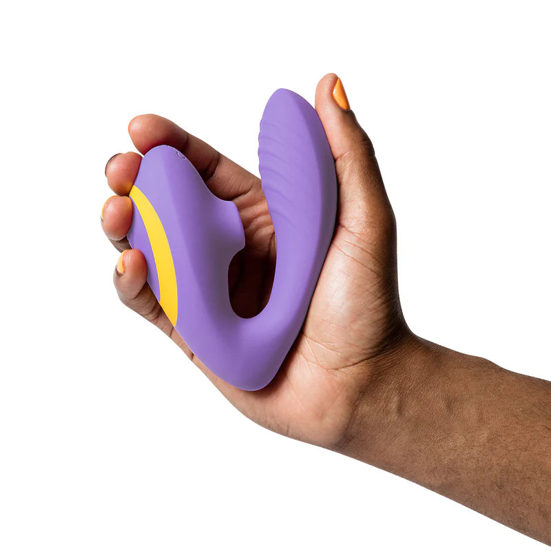 ROMP - Reverb - Double Trouble - Clitoral And G-Spot Stimulator – Purple