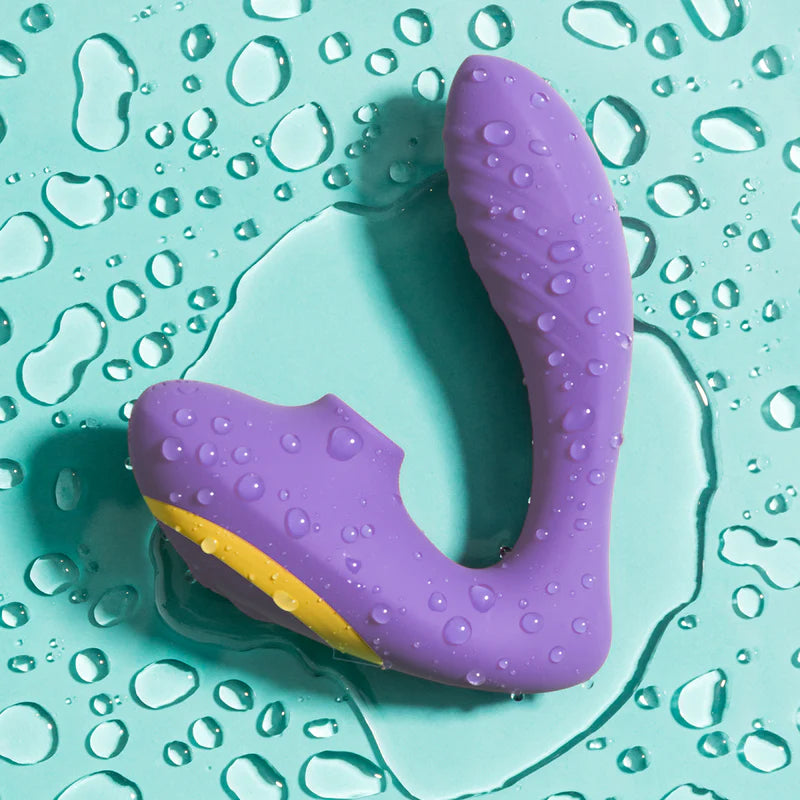 ROMP - Reverb - Double Trouble - Clitoral And G-Spot Stimulator – Purple